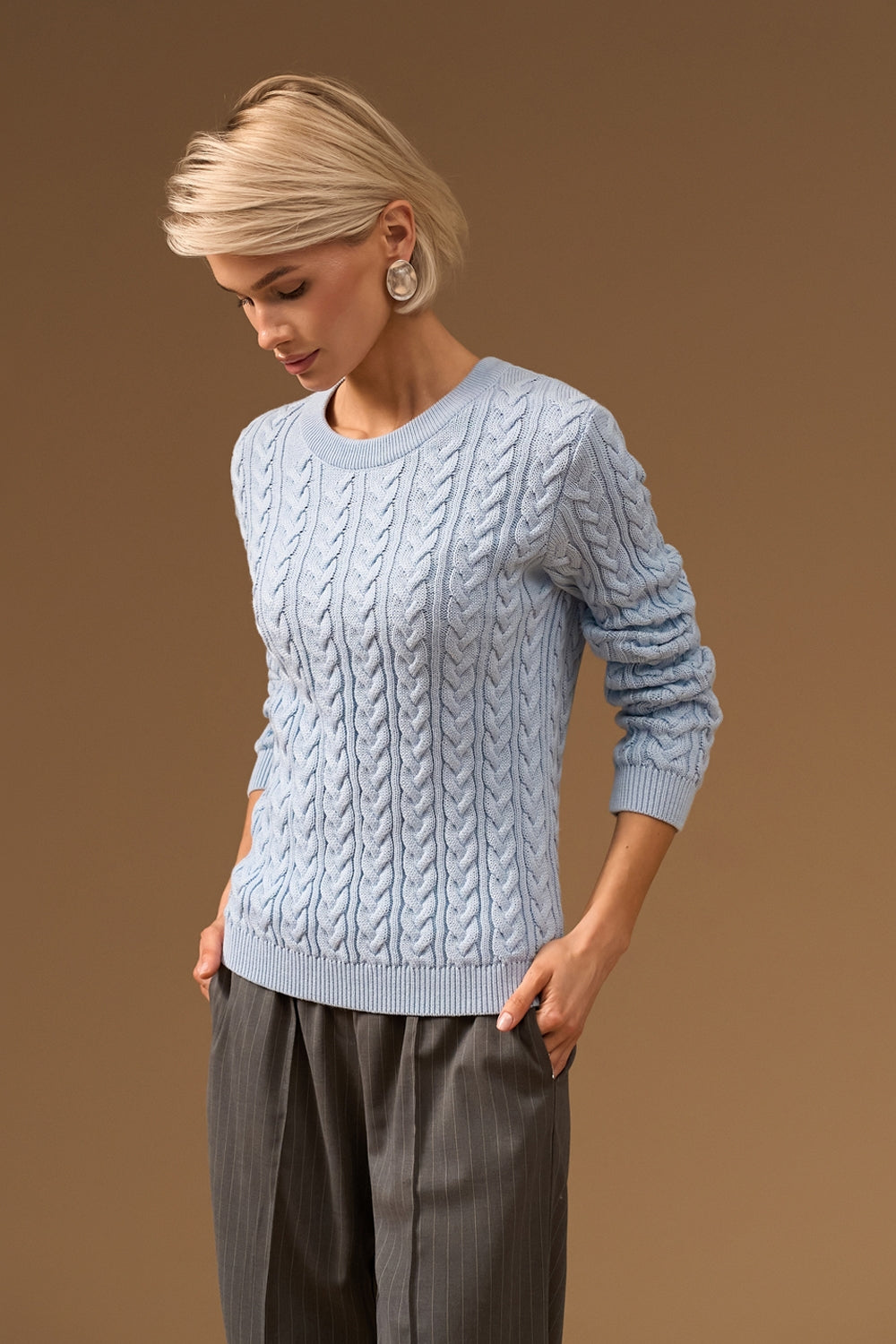 Pulover 2946 — bleu - bleu