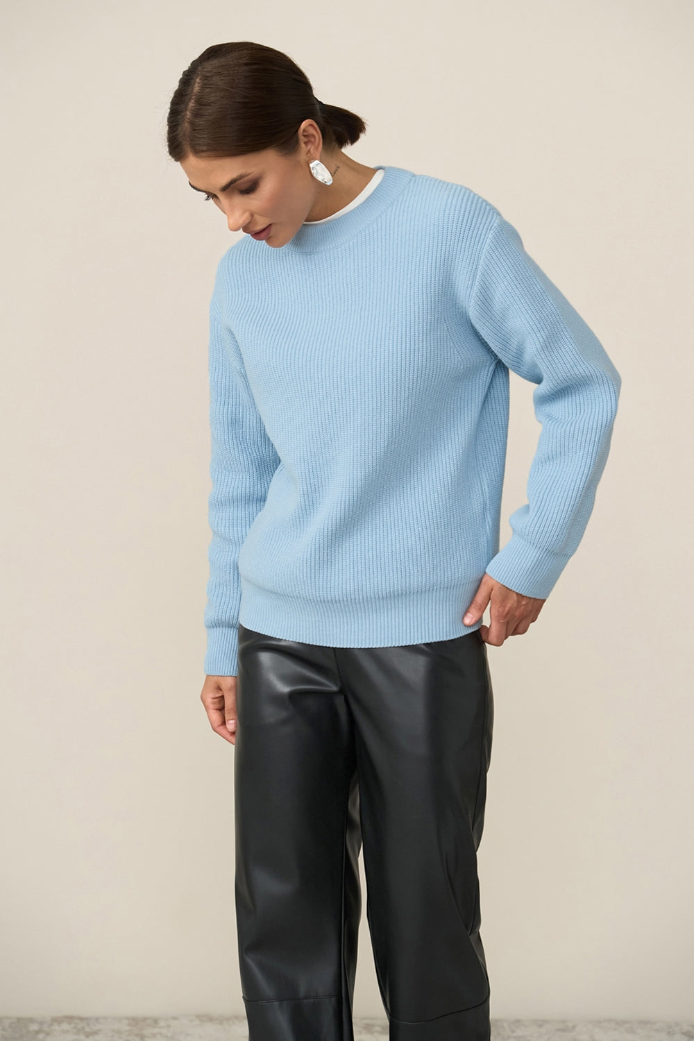 Pulover 2865 — albastru cer - albastru cer
