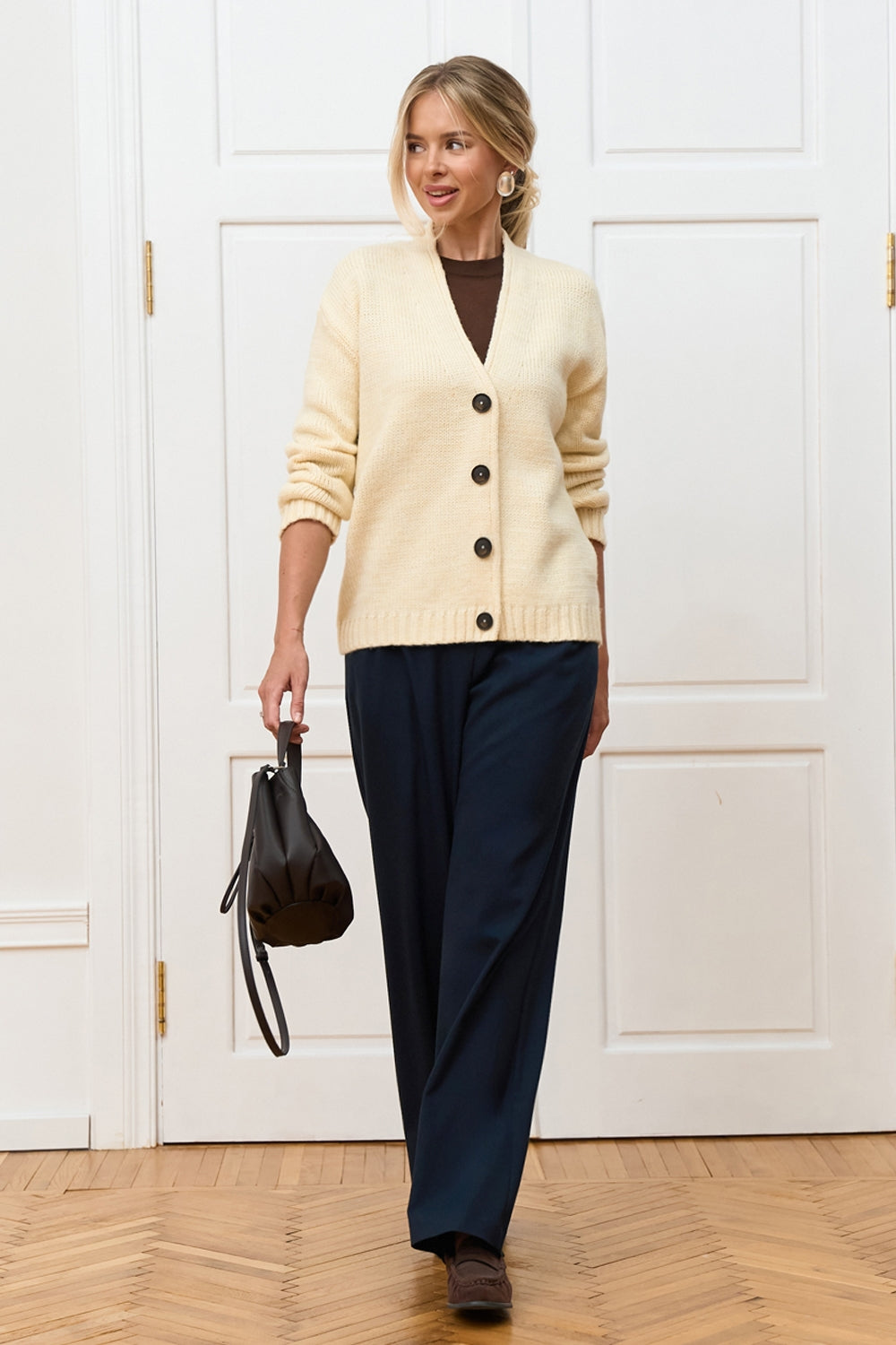 Cardigan 2979 — vanilie - vanilie