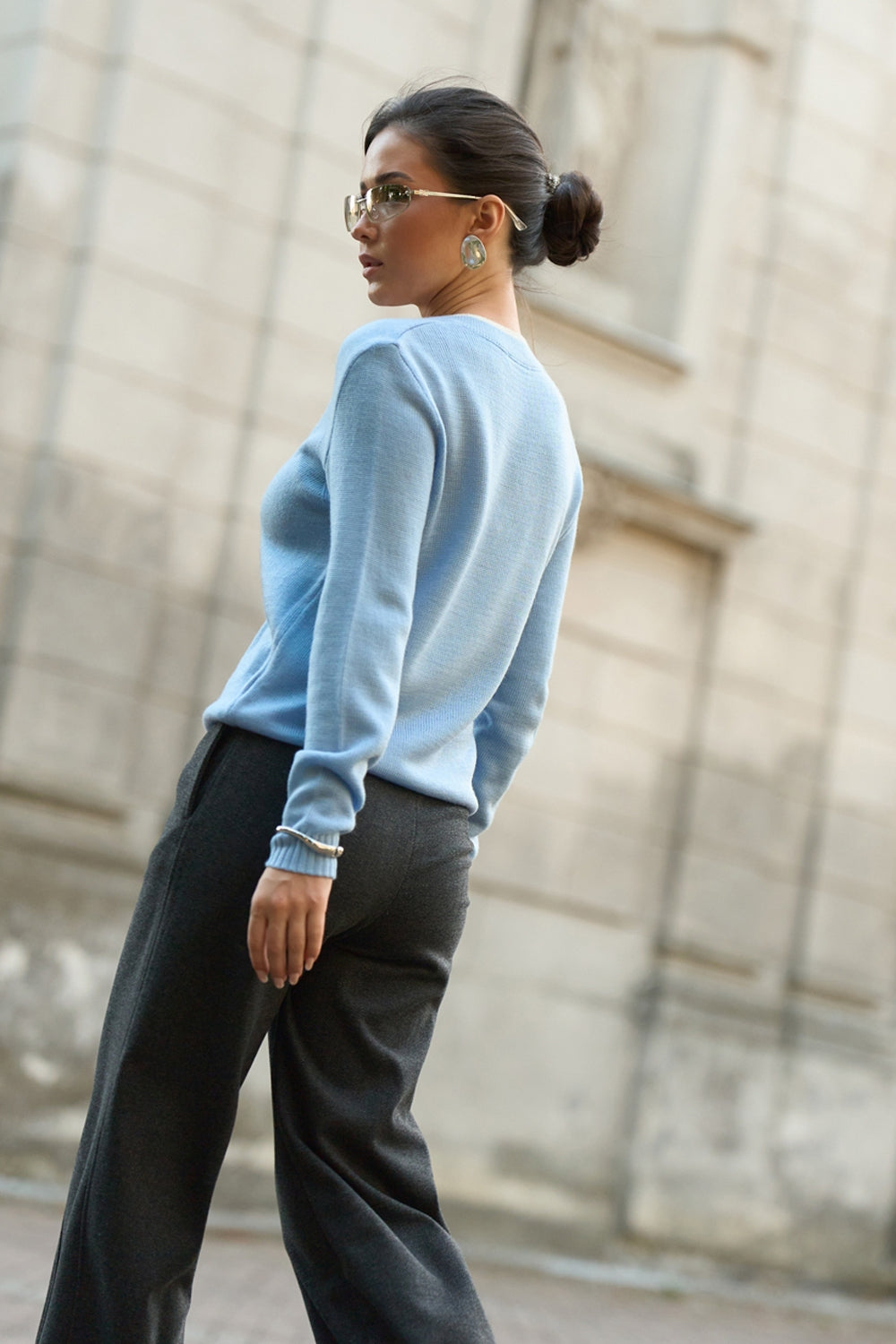 Pulover 2997 — bleu