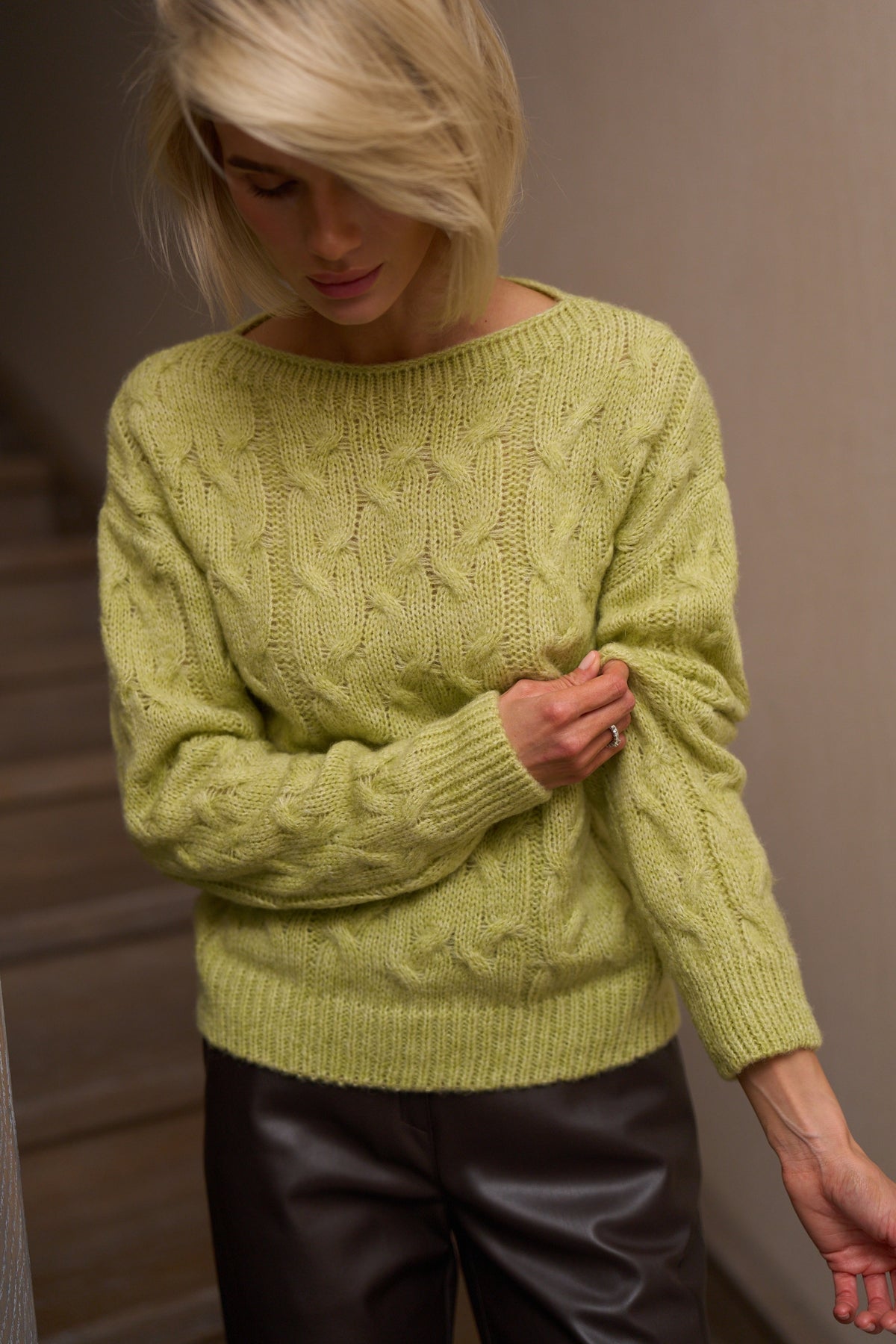 Pulover 4028 — verde pară