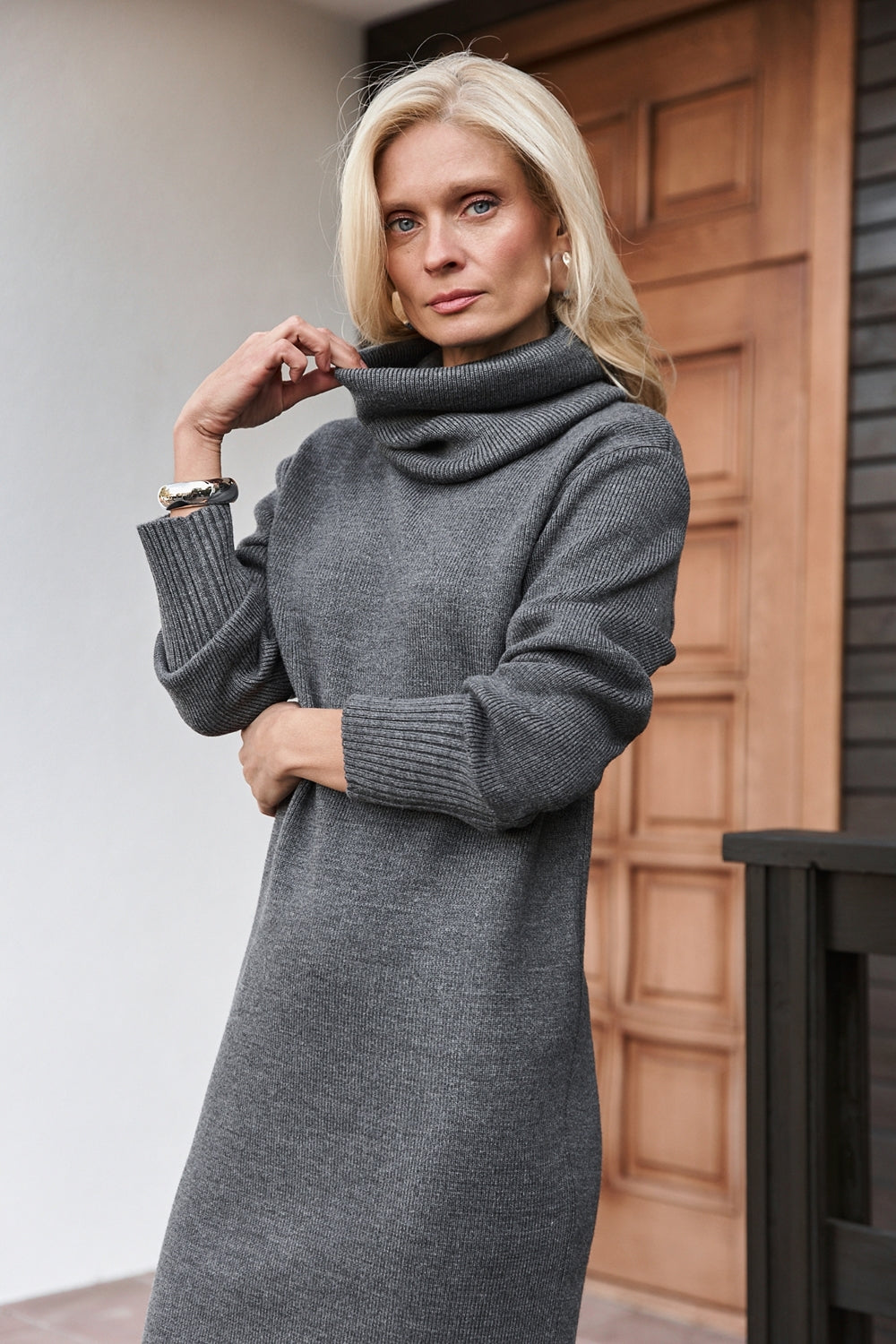 Rochie 2873 — gri închis