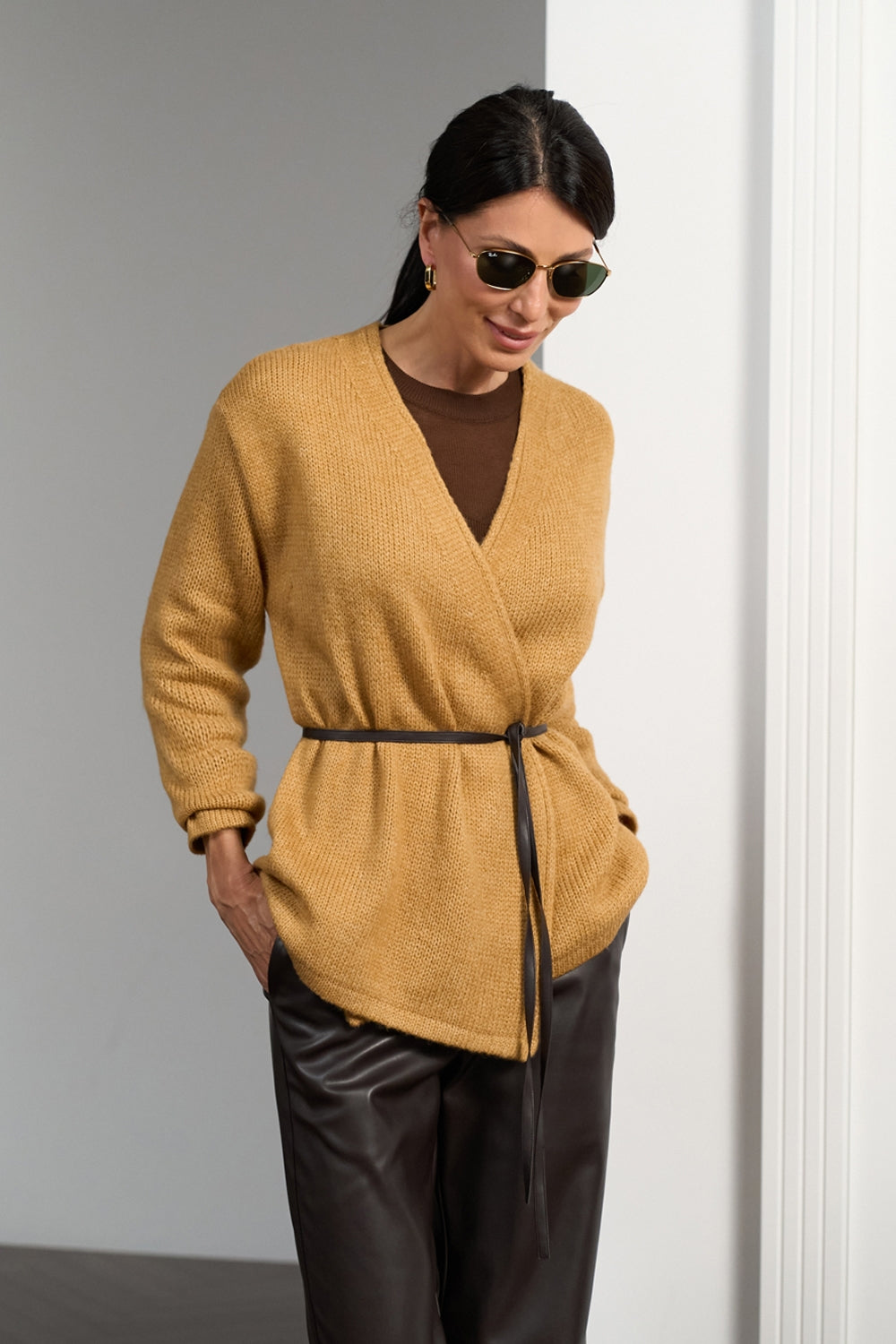 Cardigan 2981 — ocru - ocru