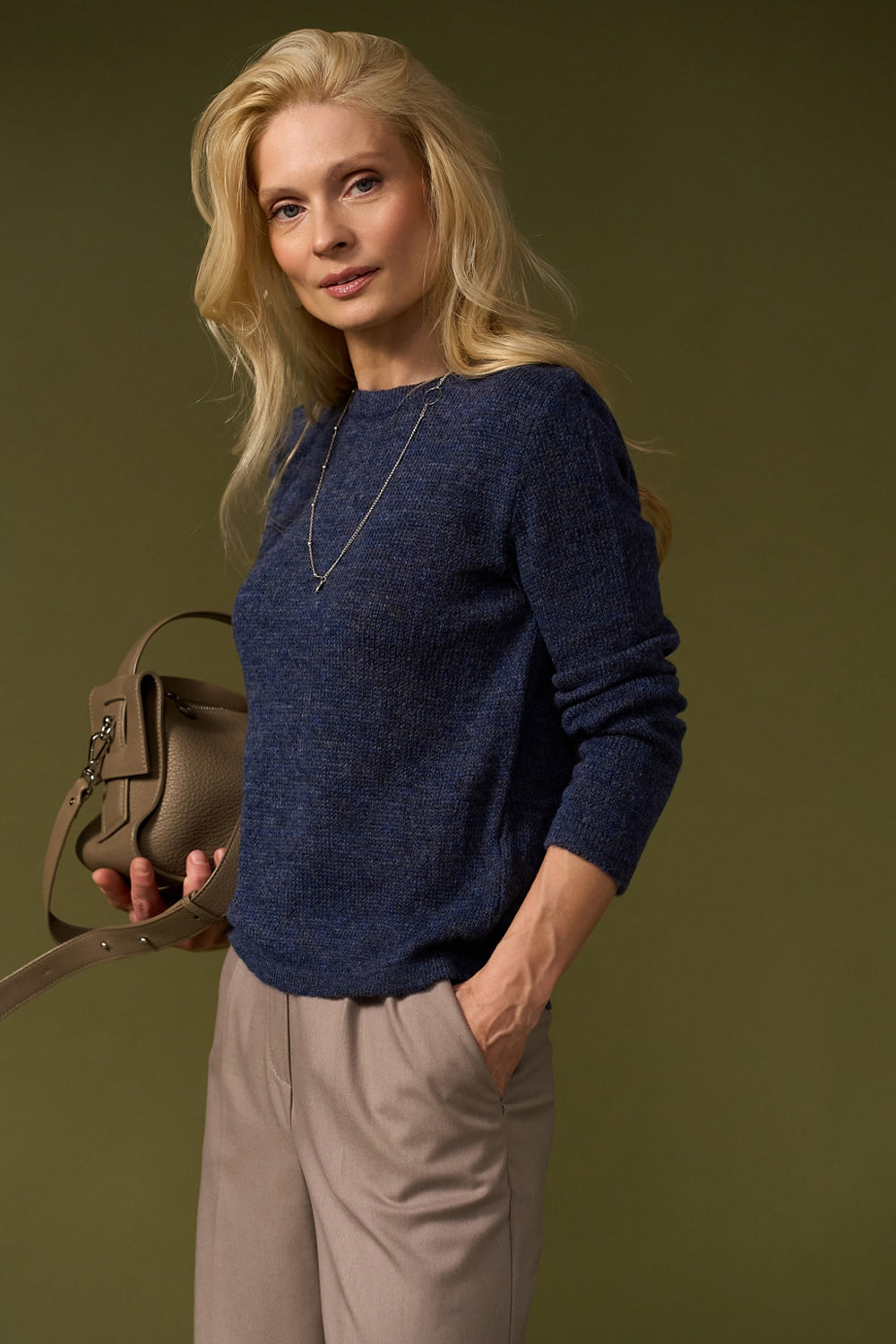 Pulover 2939 — cobalt - cobalt