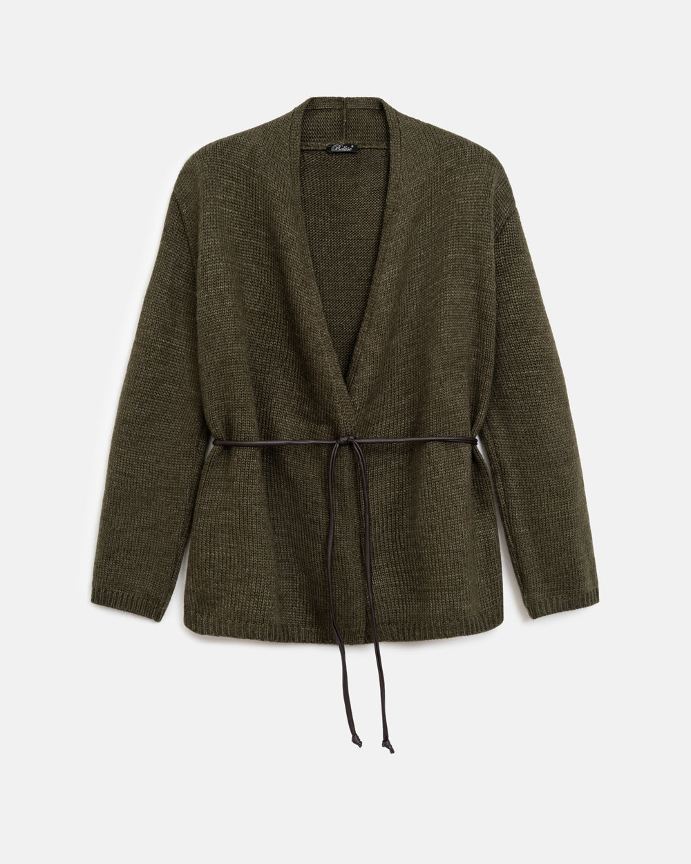 Cardigan petrecut 2966 — kaki - kaki