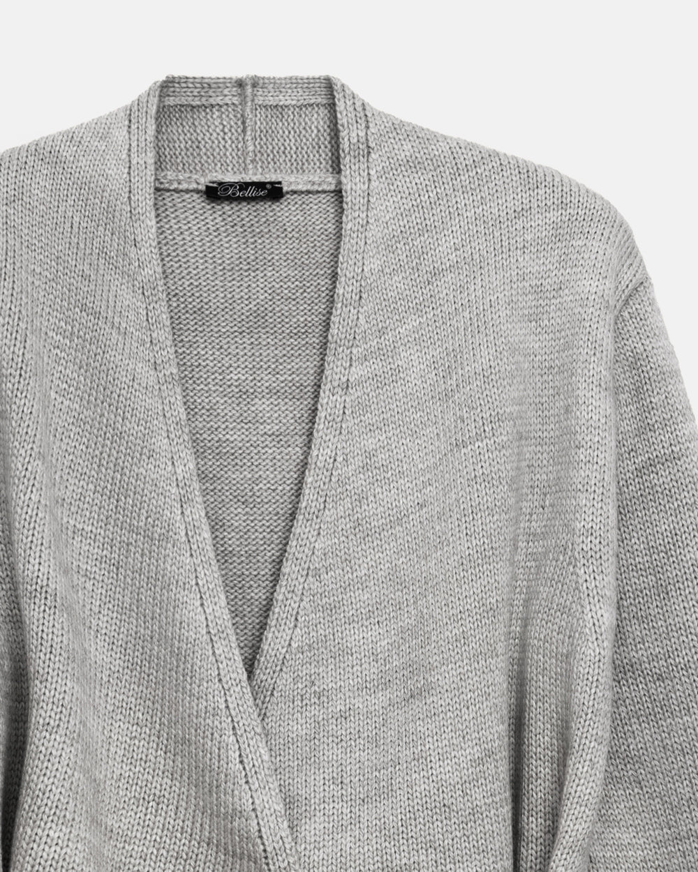 Cardigan petrecut 2966 — gri - gri