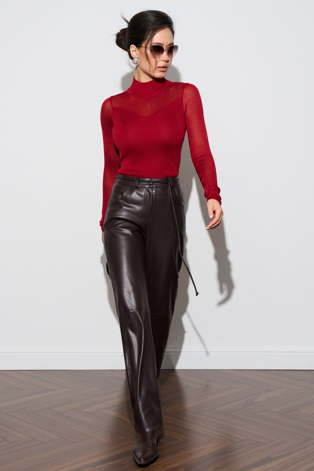Longsleeve 2980 — burgundy - burgundy