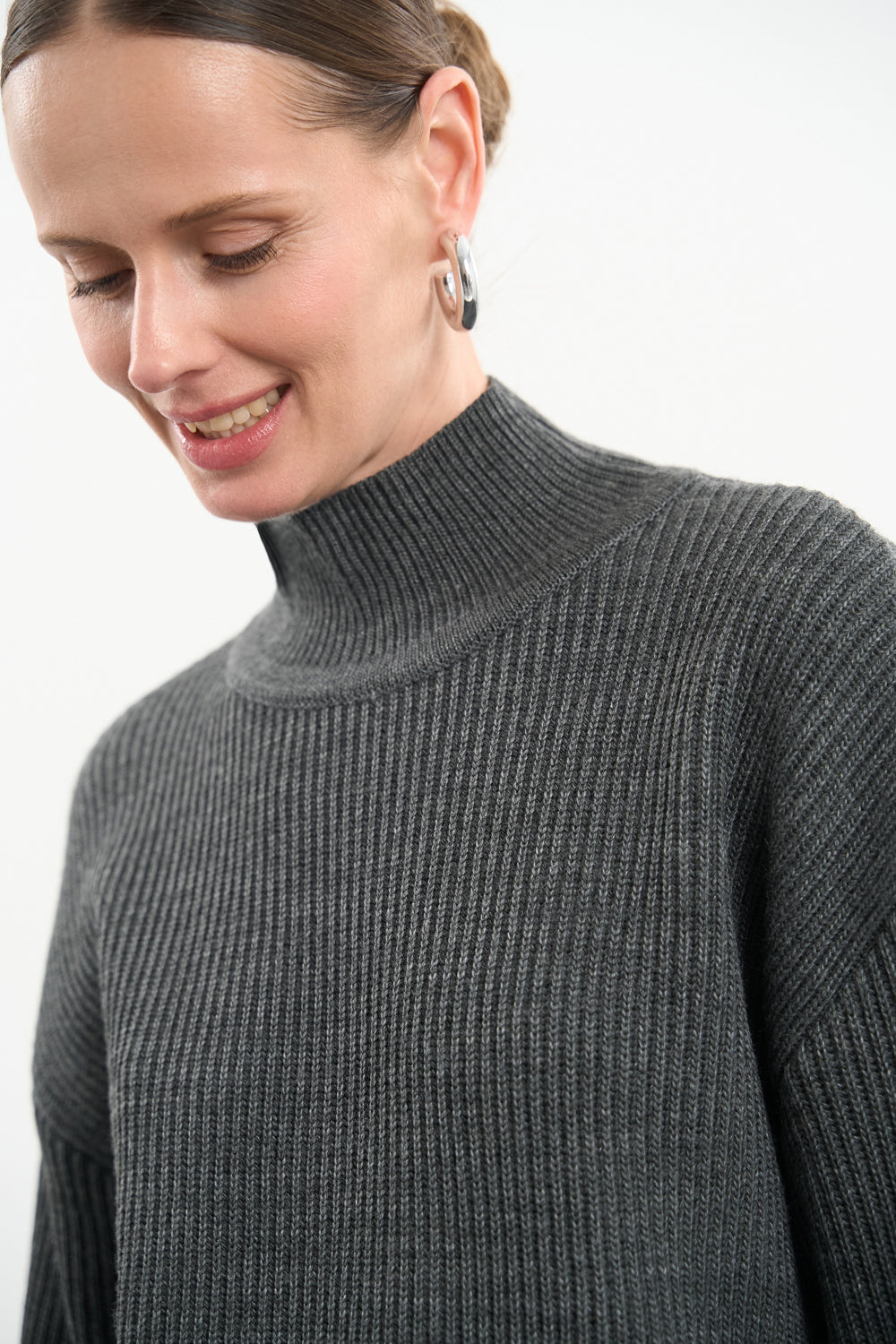 Pulover 2823 — gri închis