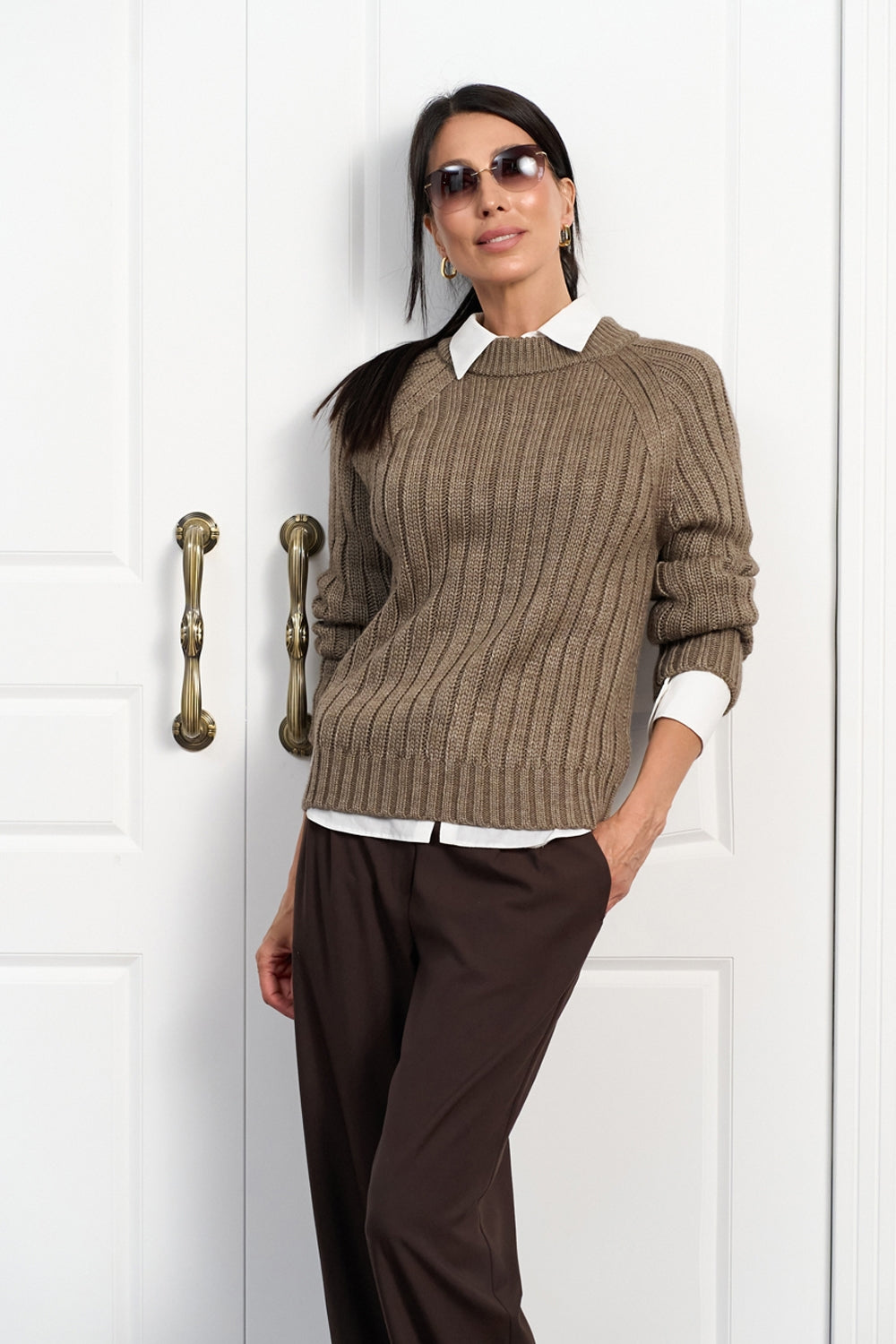Pulover 2922 — cappuccino