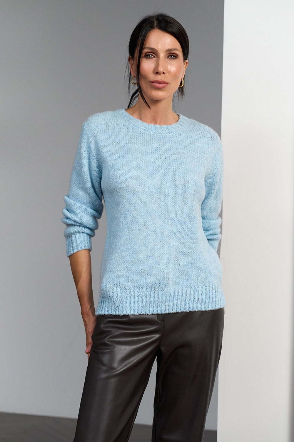 Pulover 2968 — bleu - bleu