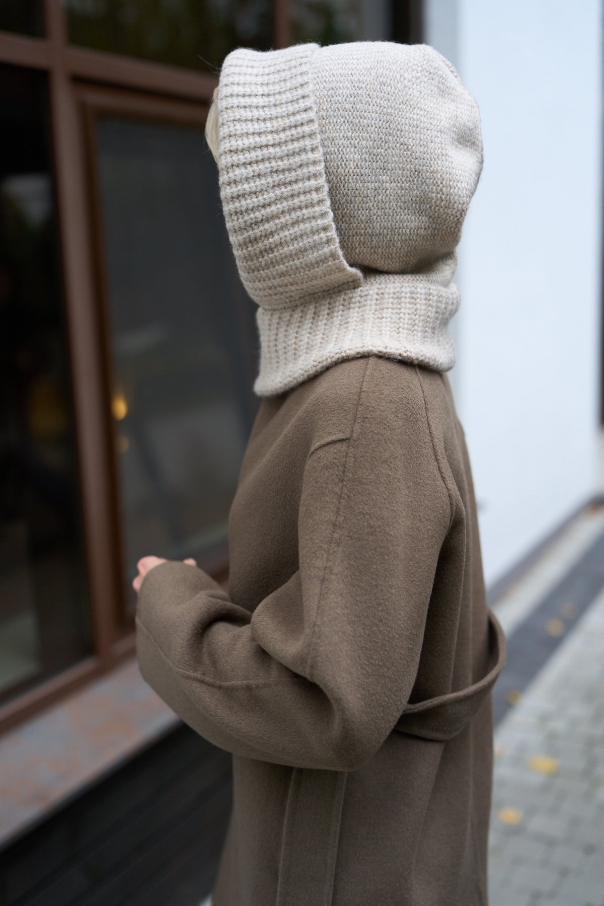 Glugă tricotată tip snood 4033 — in
