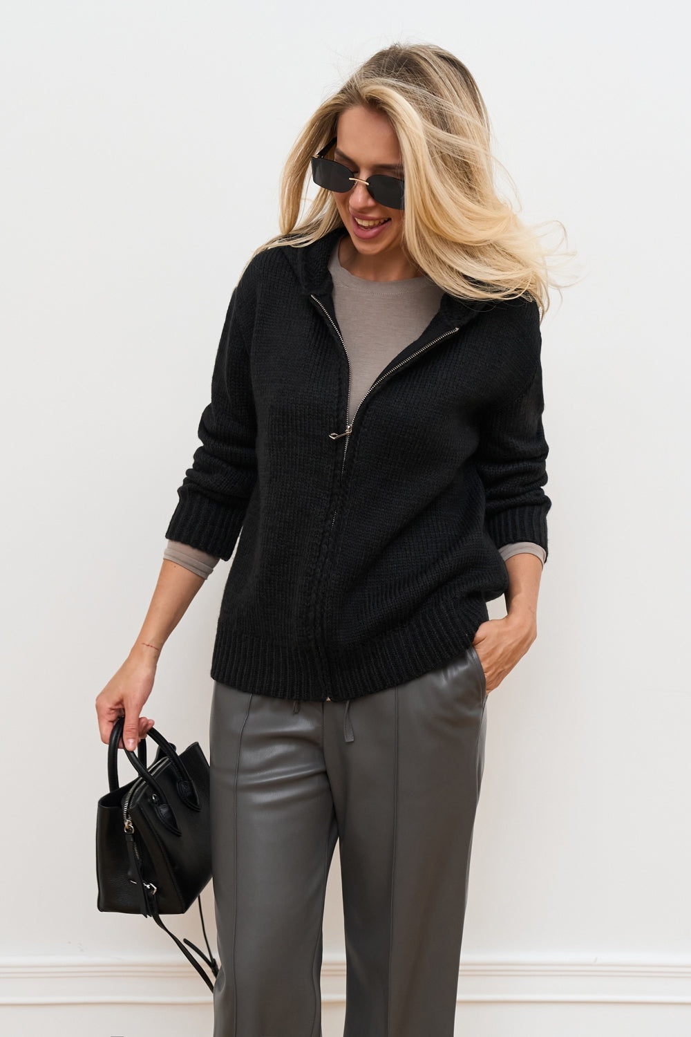 Cardigan 2936 — negru - negru