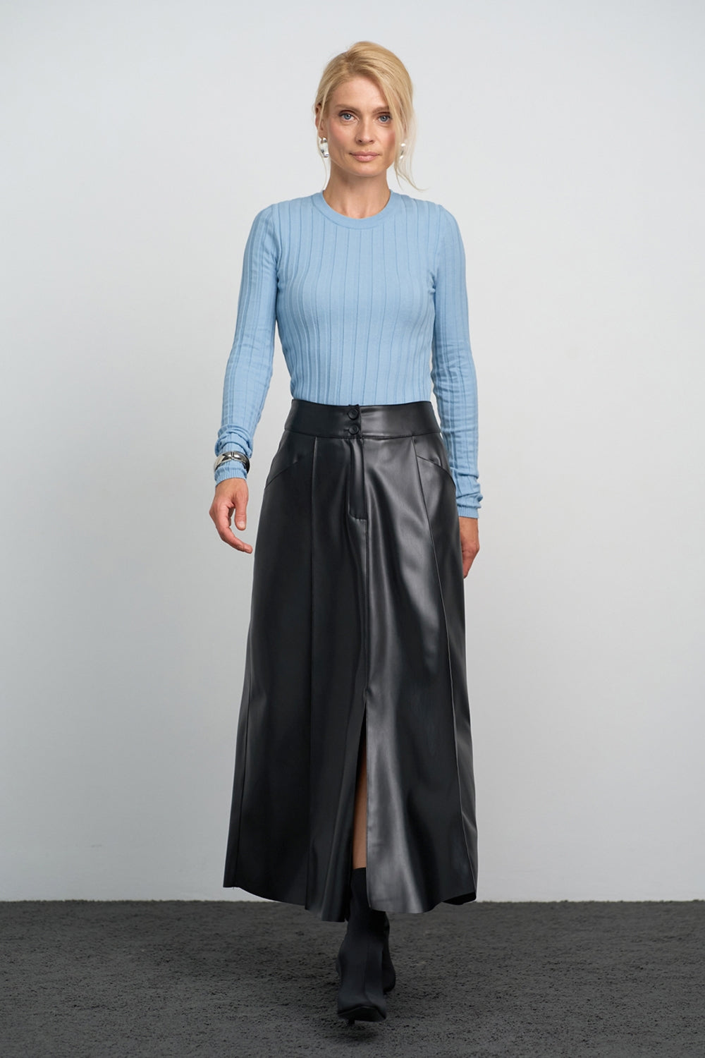 Longsleeve 2887 — albastru cer - albastru cer