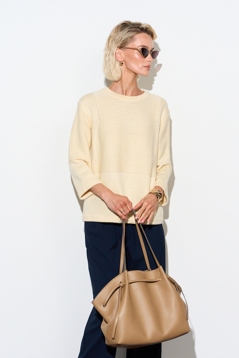 Pulover 2978 — vanilie - vanilie