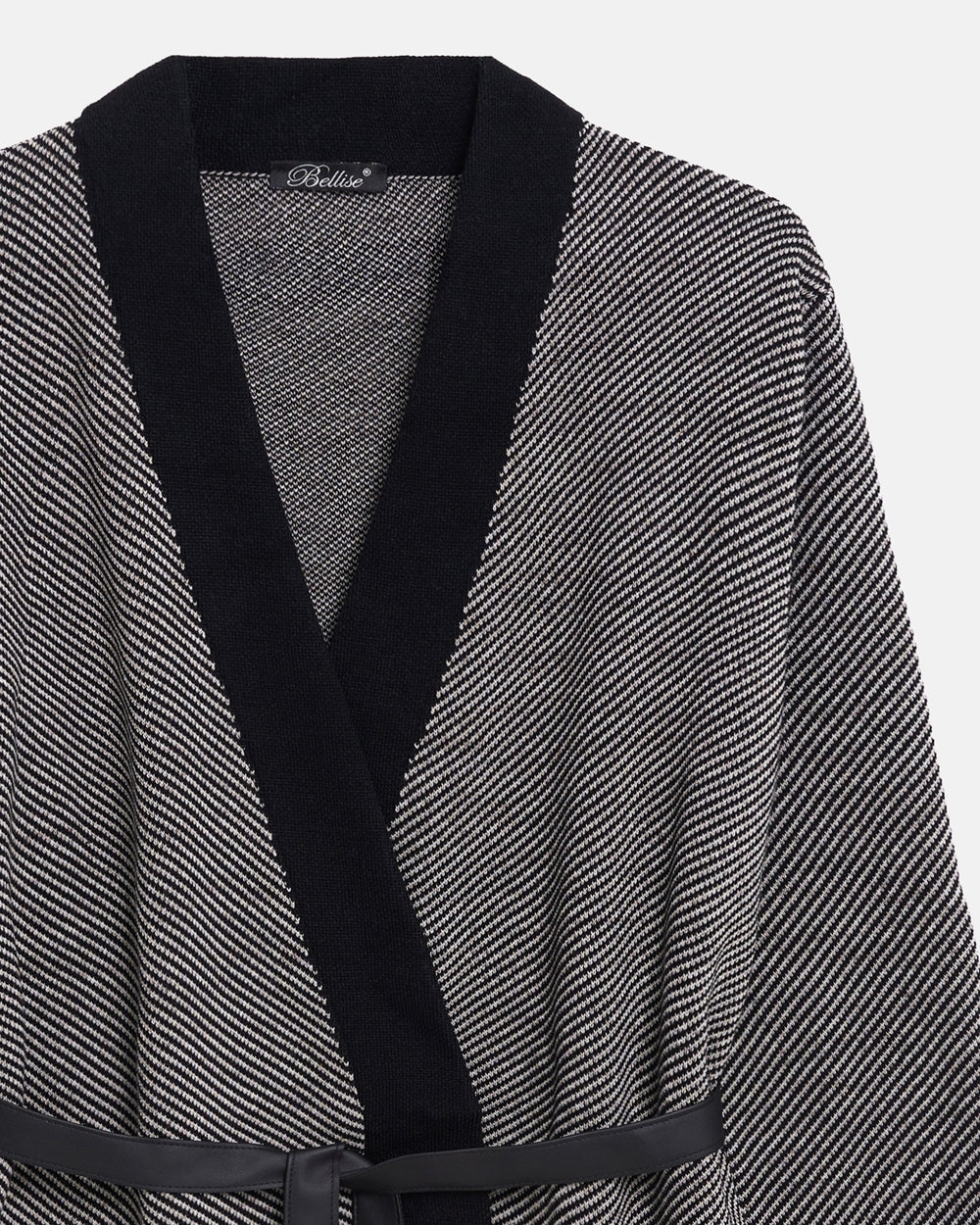 Cardigan 2987 — negru + in