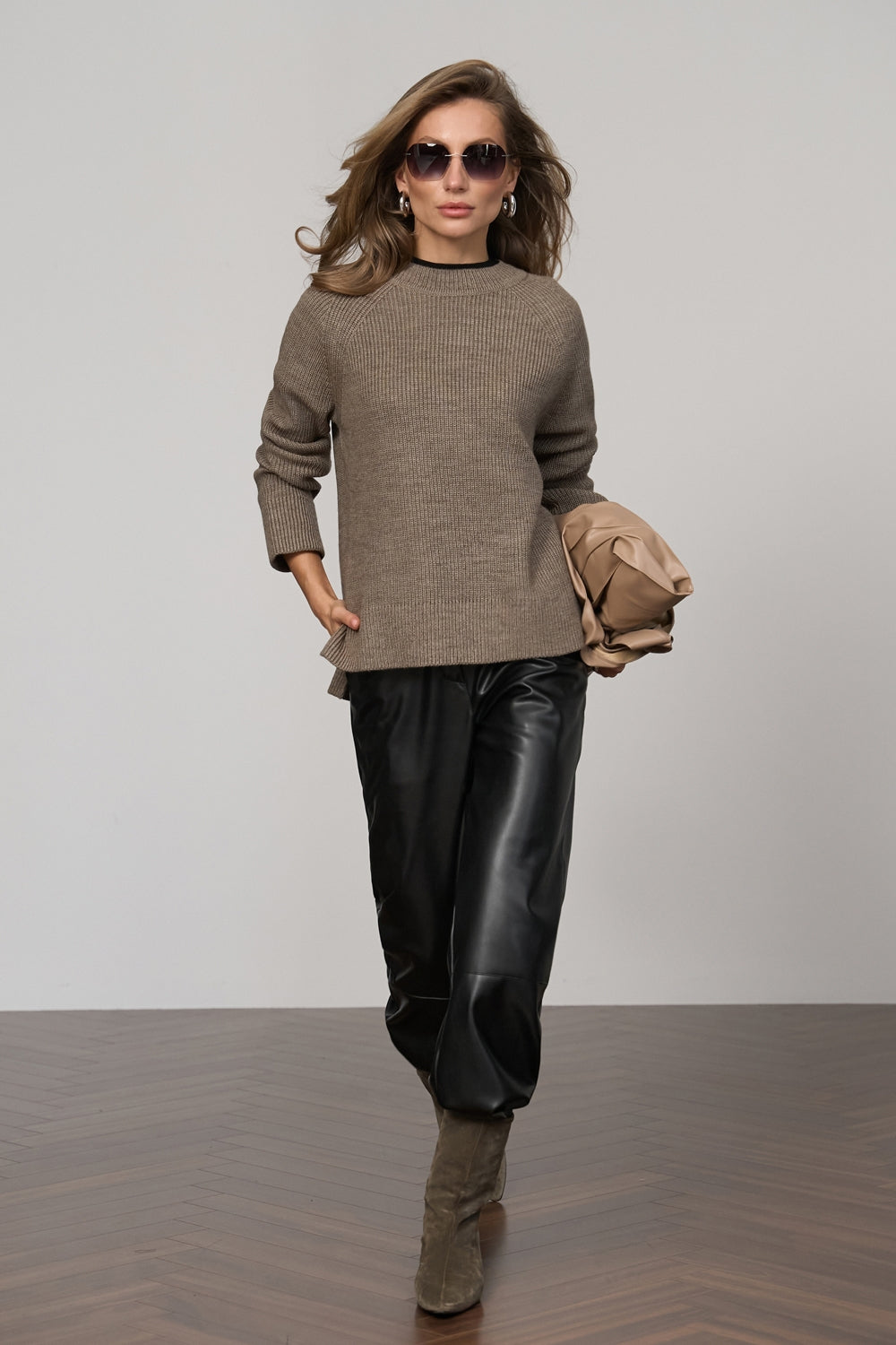 Pulover 2844 — cappuccino - cappuccino