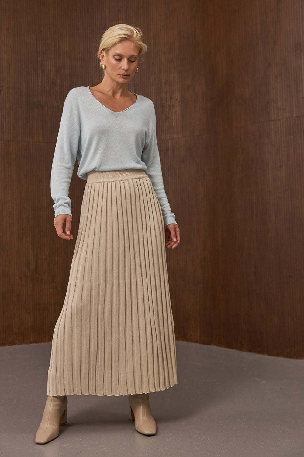 Pulover 2907 — albastru cer - albastru cer