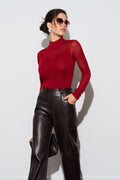 Longsleeve 2980 — burgundy - burgundy