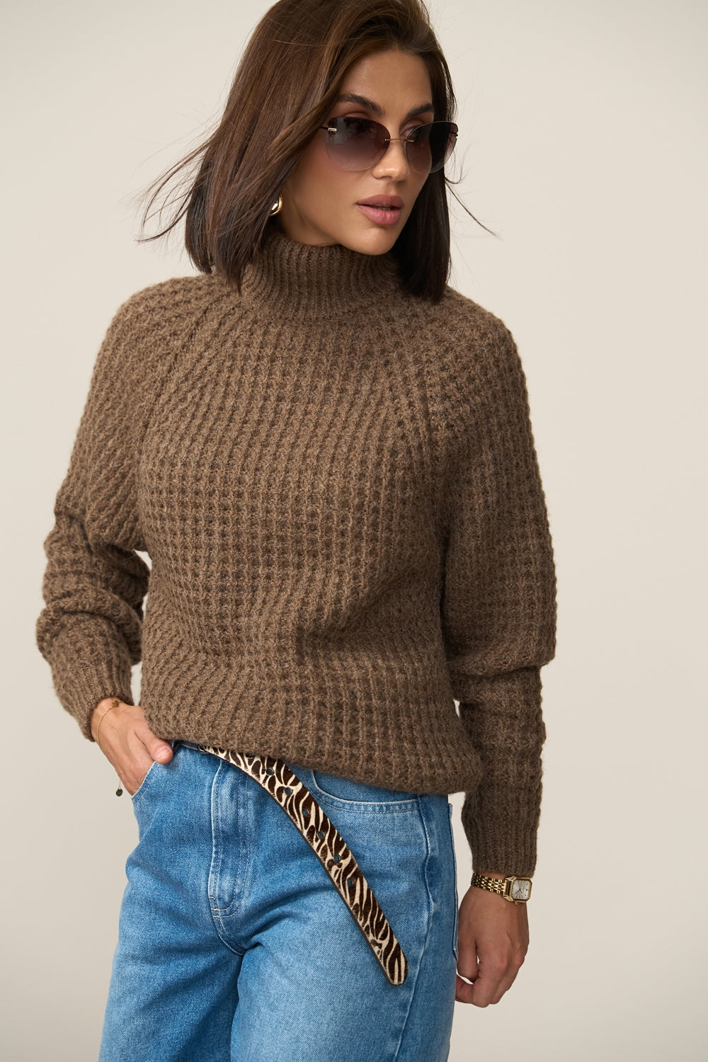 Pulover 2878 — caramel cald - caramel cald