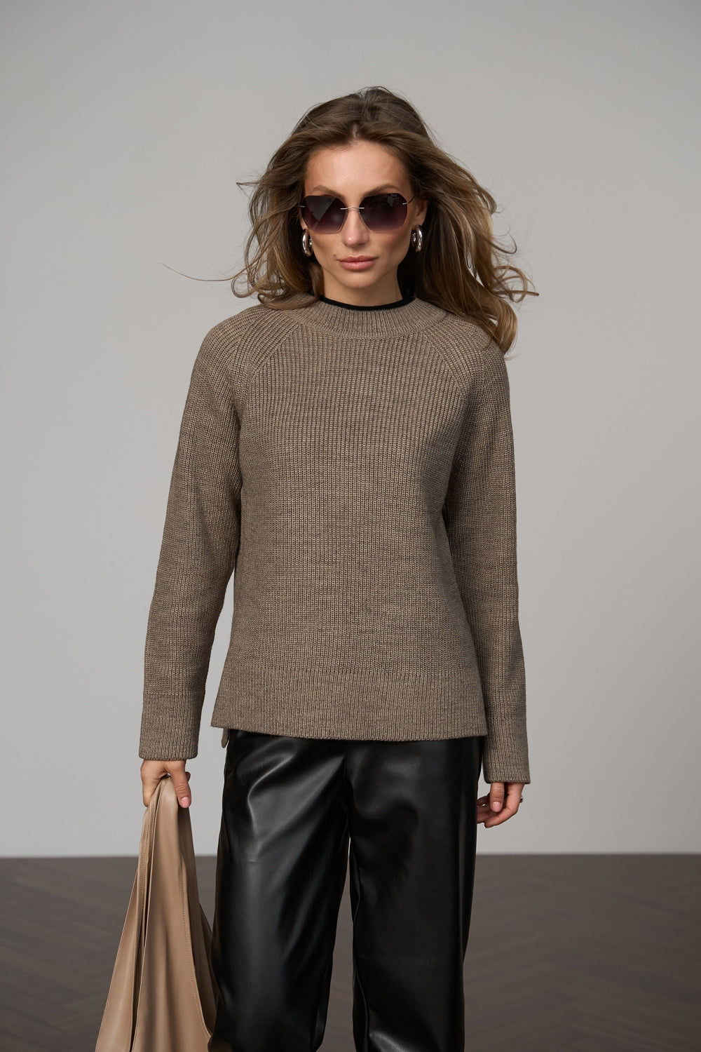 Pulover 2844 — cappuccino - cappuccino