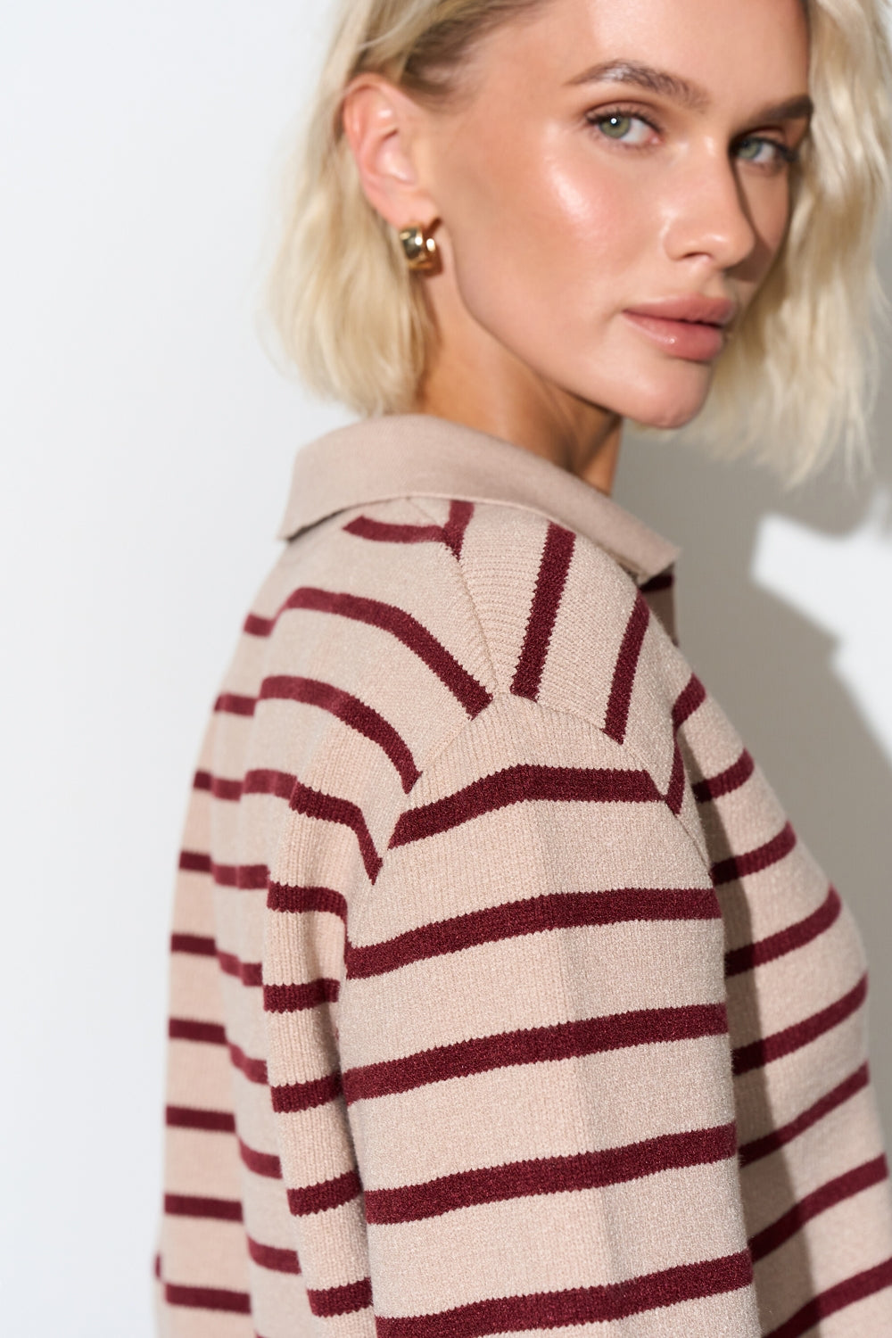 Polo 2984 — crem + marsala - crem + marsala