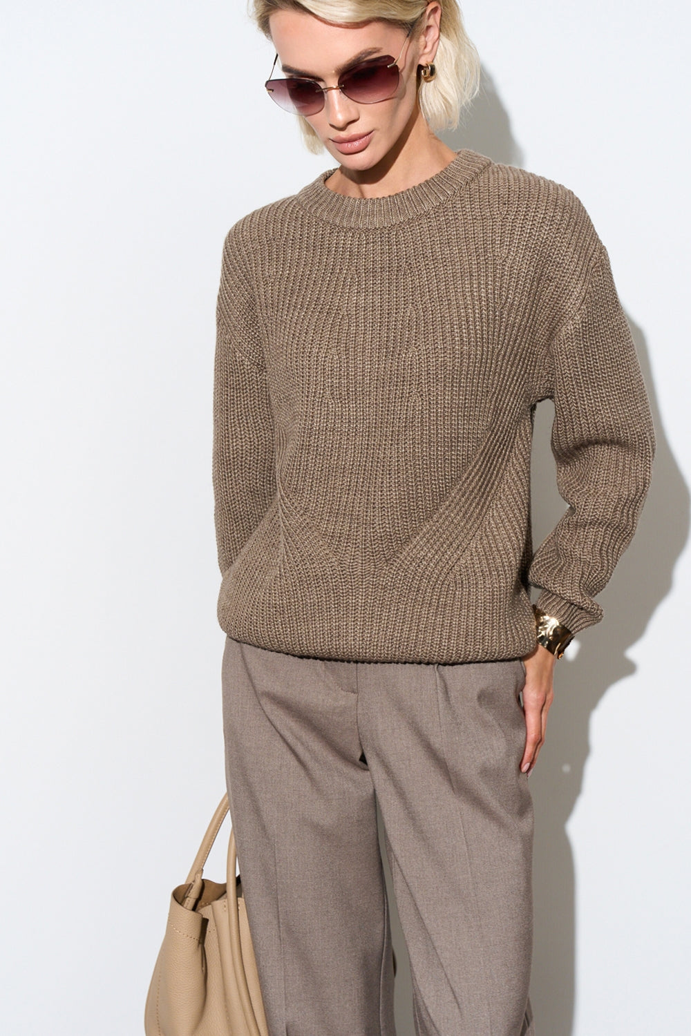 Pulover 2911 — cappuccino - cappuccino