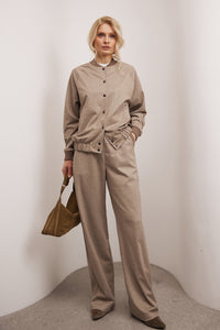 Pantaloni 3089 — gri-bej - gri-bej