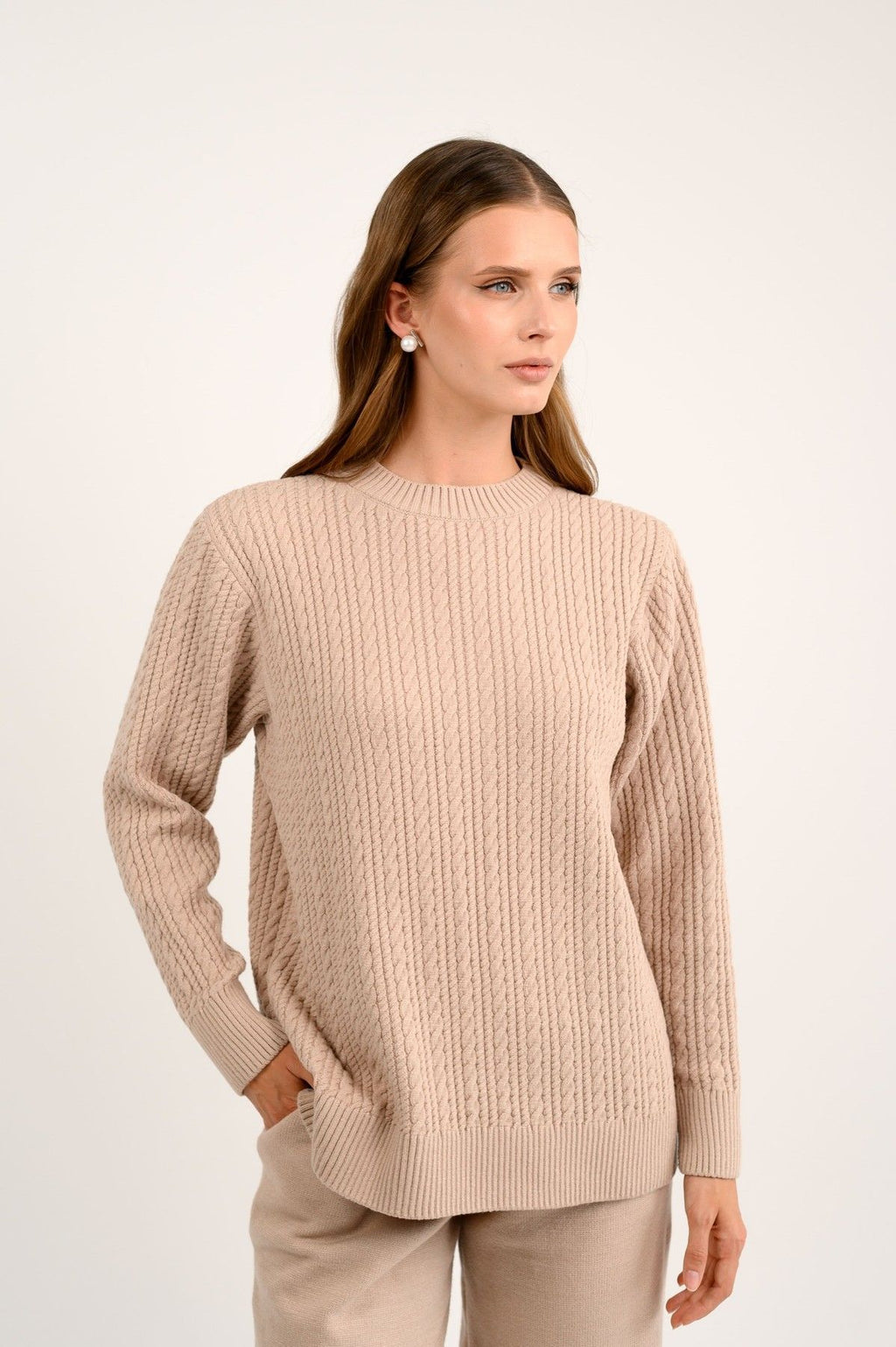 Pulover SOFT — cappuccino
