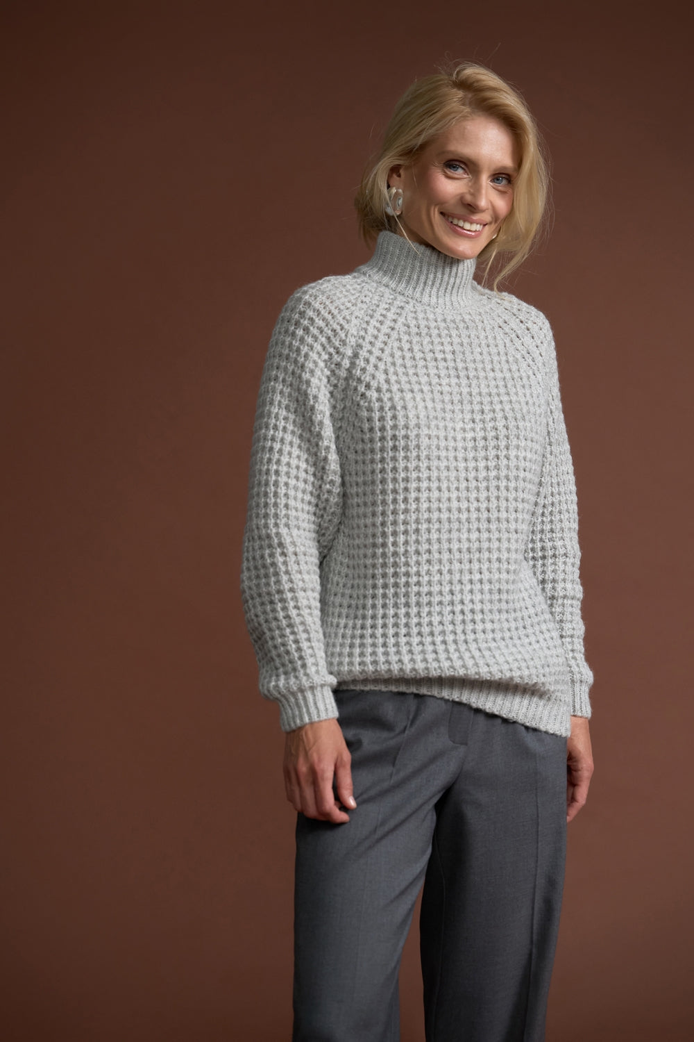 Pulover 2878 — gri deschis