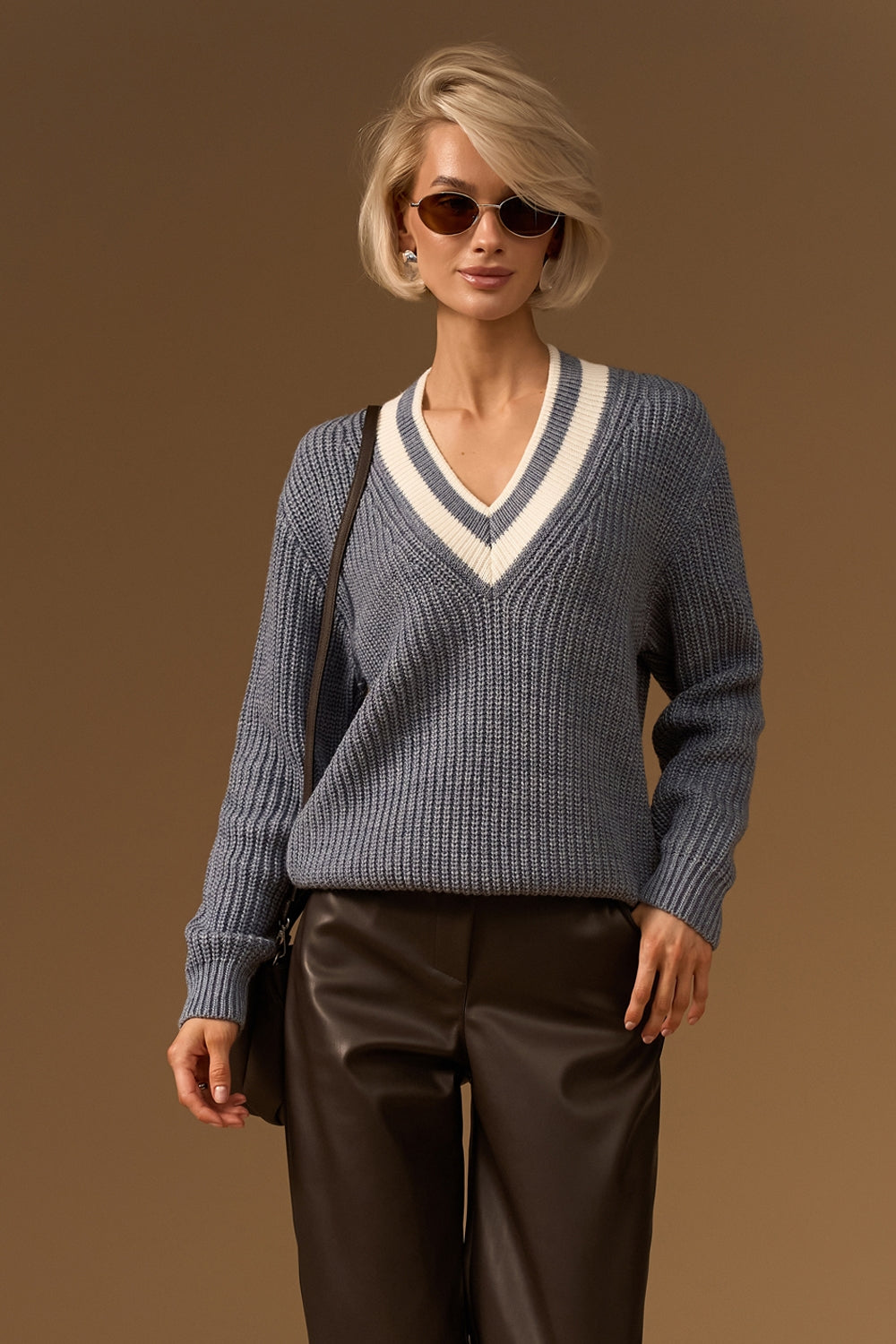Pulover 2923 — denim - denim