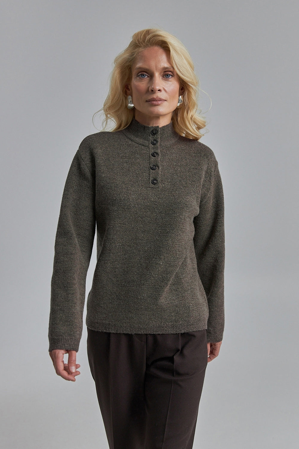 Pulover 2838 — mocca - mocca