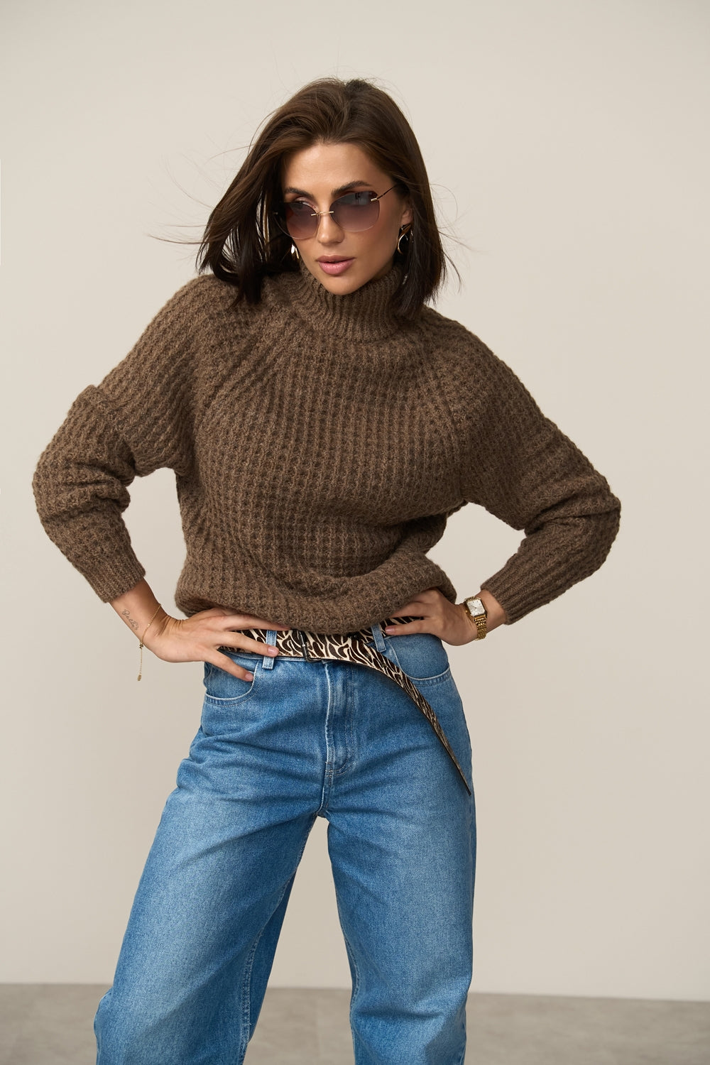 Pulover 2878 — caramel cald - caramel cald