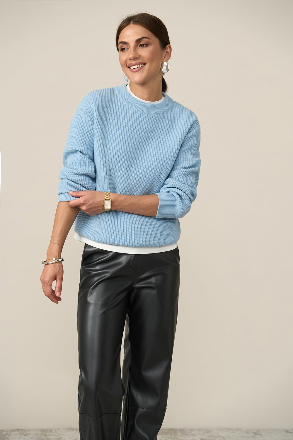 Pulover 2865 — albastru cer - albastru cer