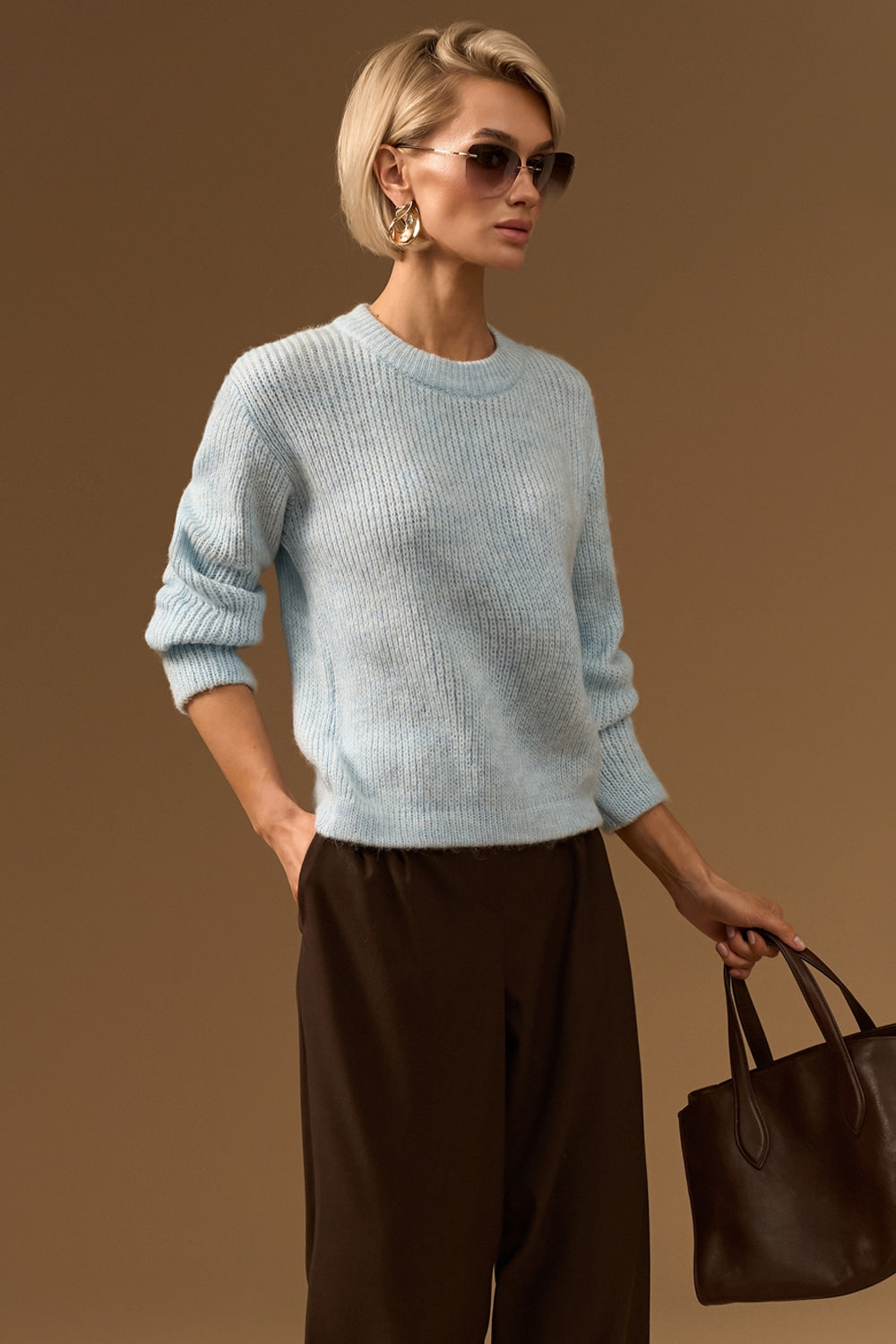 Pulover 2970 — bleu - bleu