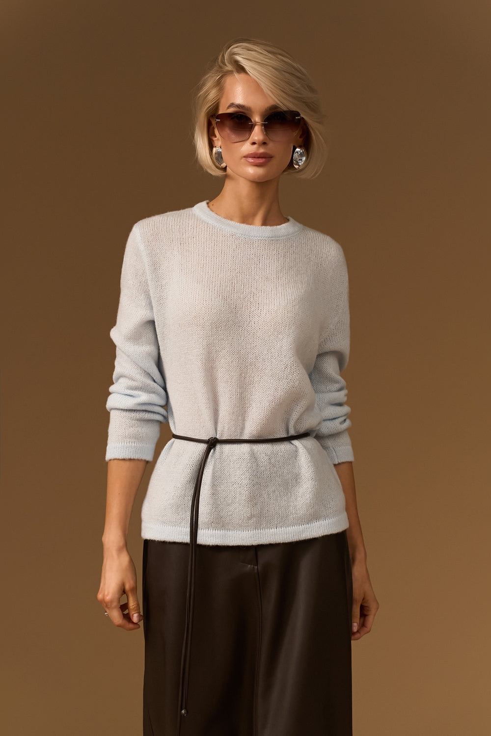 Pulover 2939 — albastru cer - albastru cer