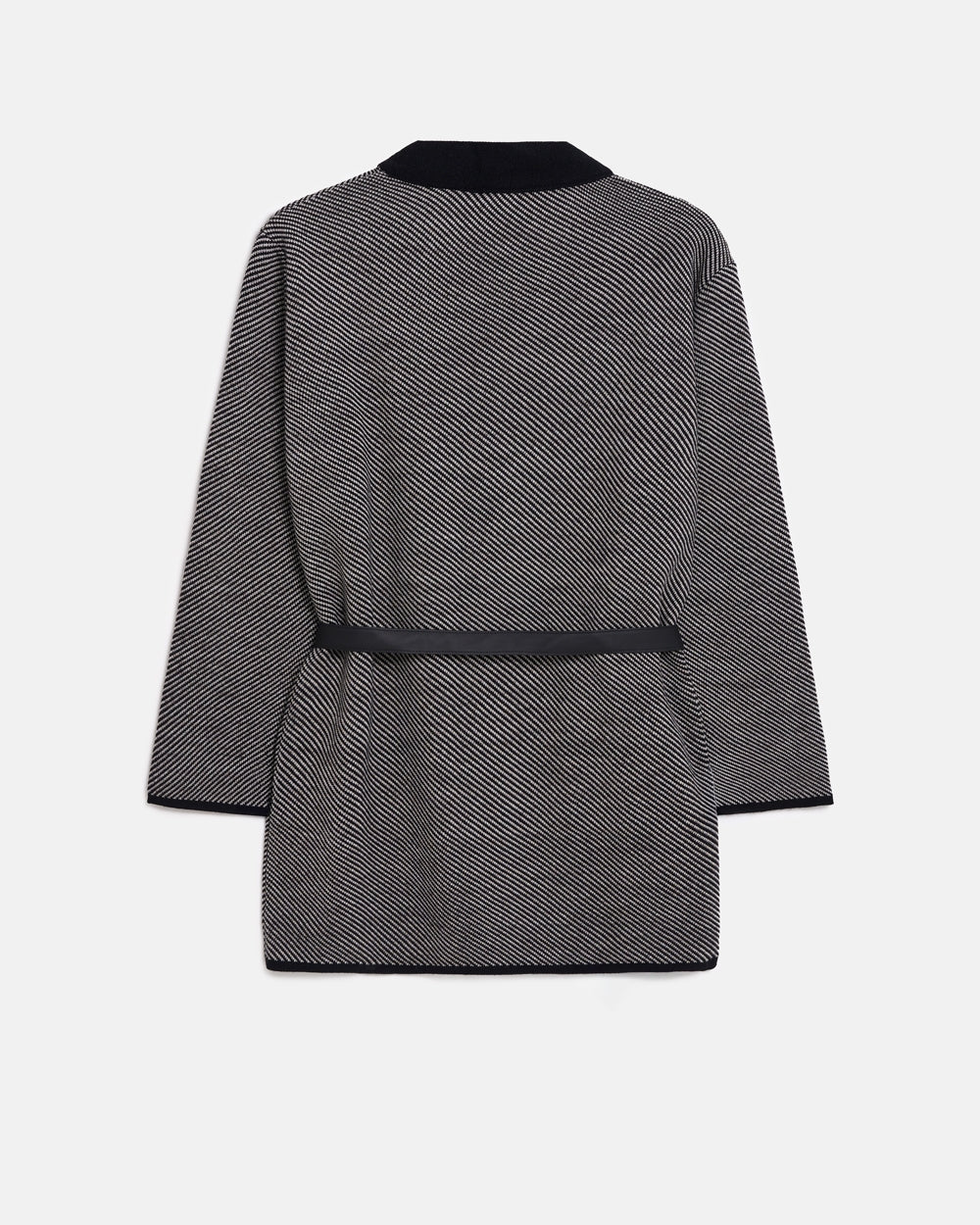 Cardigan 2987 — negru + in