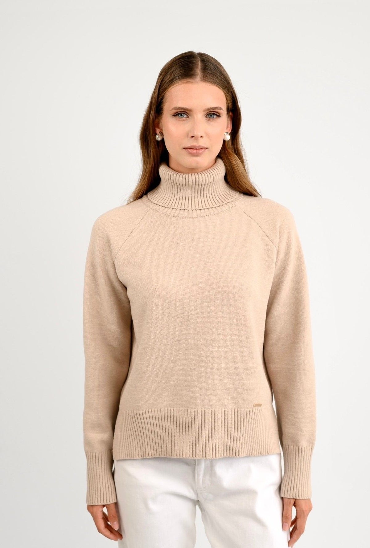 Pulover ELEGANT — cappuccino