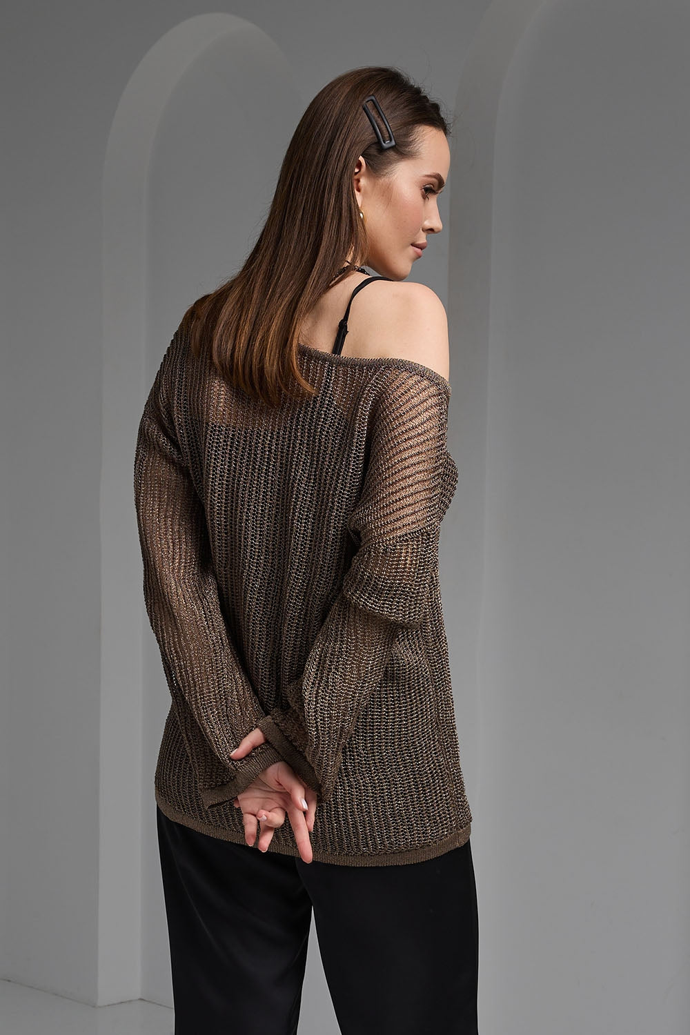 Pulover 2734 — bronz - bronz