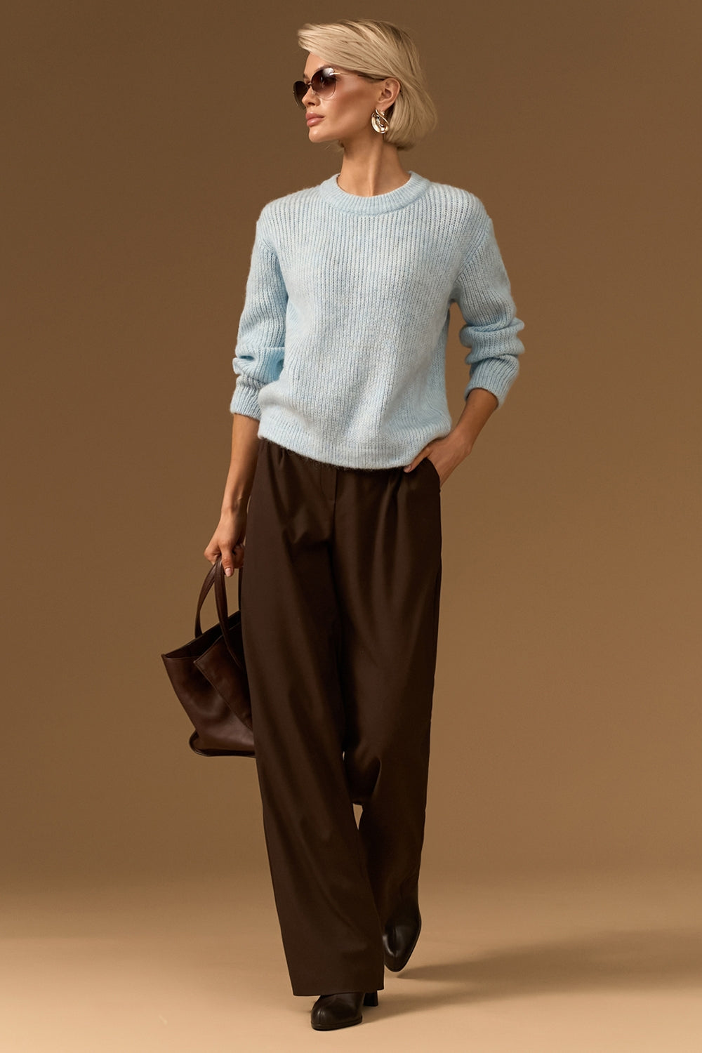 Pulover 2970 — bleu - bleu