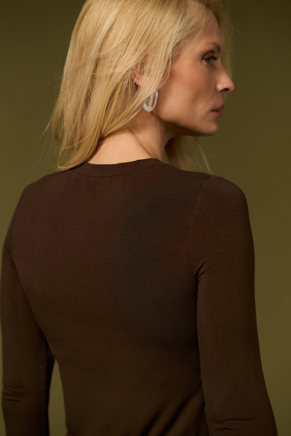 Longsleeve 3125 — ciocolatiu închis - ciocolatiu închis