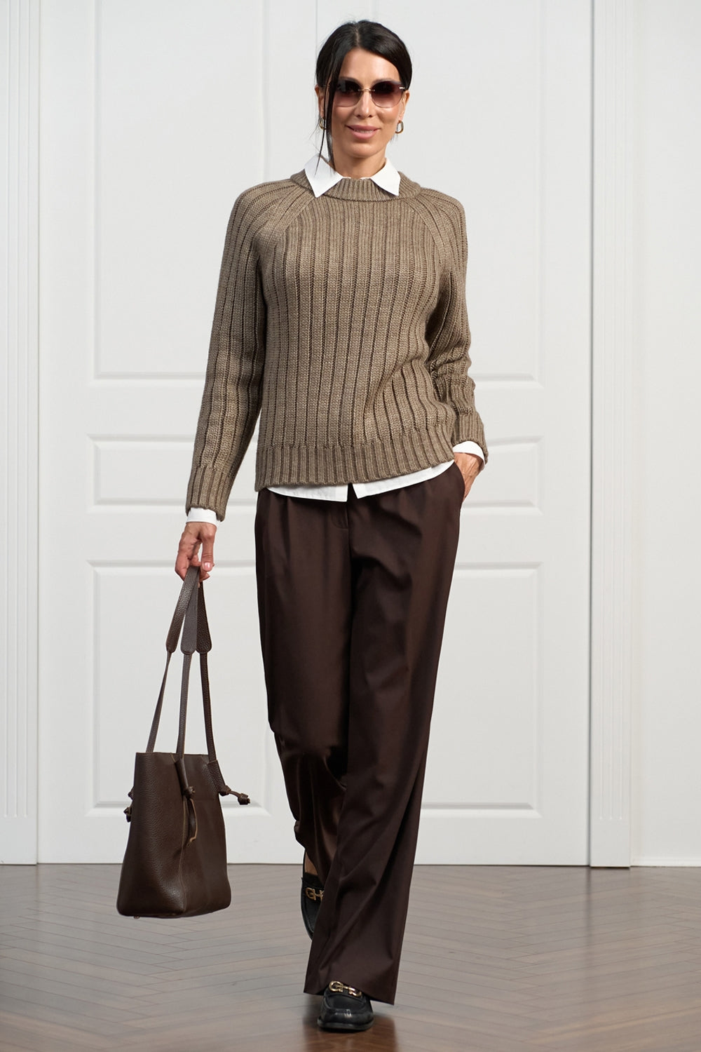 Pulover 2922 — cappuccino