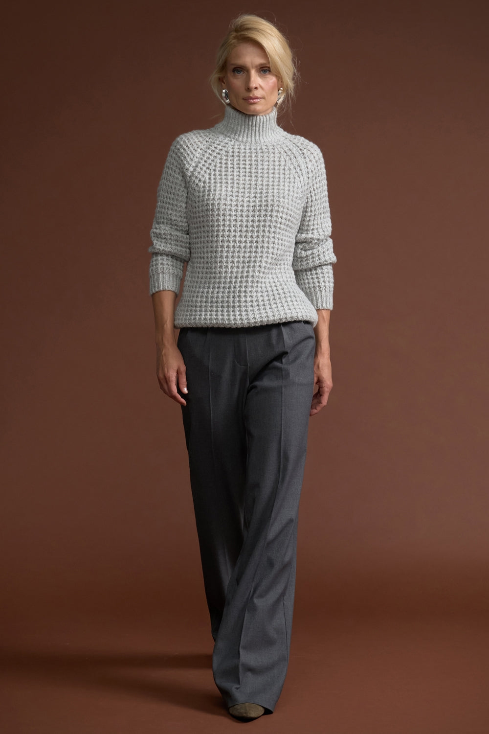 Pulover 2878 — gri deschis