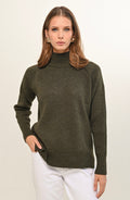 Pulover BASIC — verde conifer