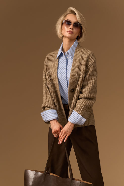 Cardigan 2931 — cappuccino - cappuccino