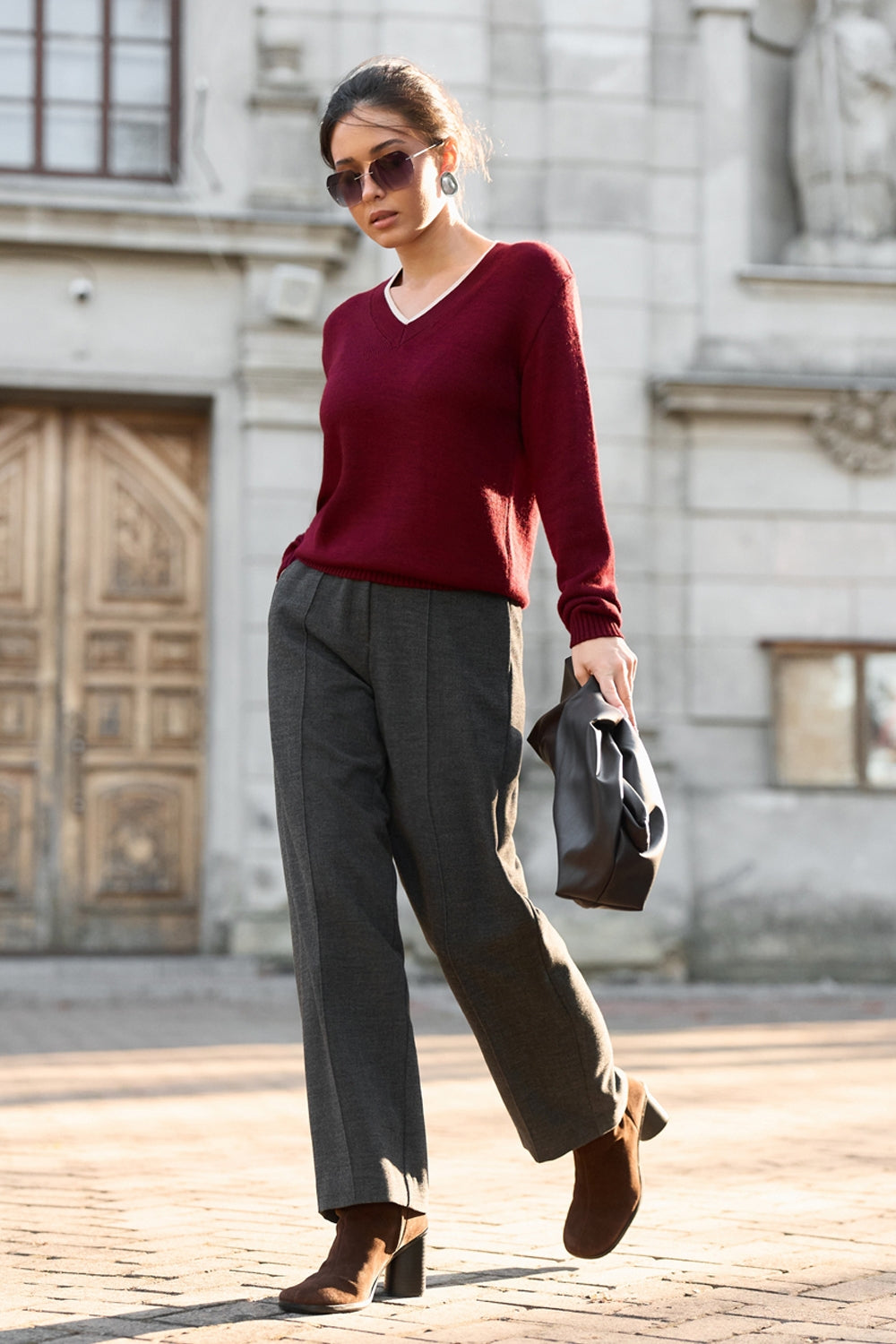 Pulover 2997 — burgundy
