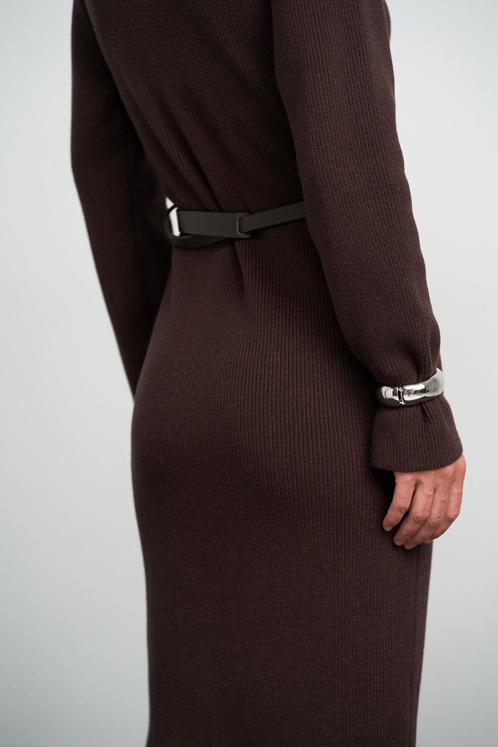 Rochie 2864 — ciocolatiu foarte închis - ciocolatiu foarte închis