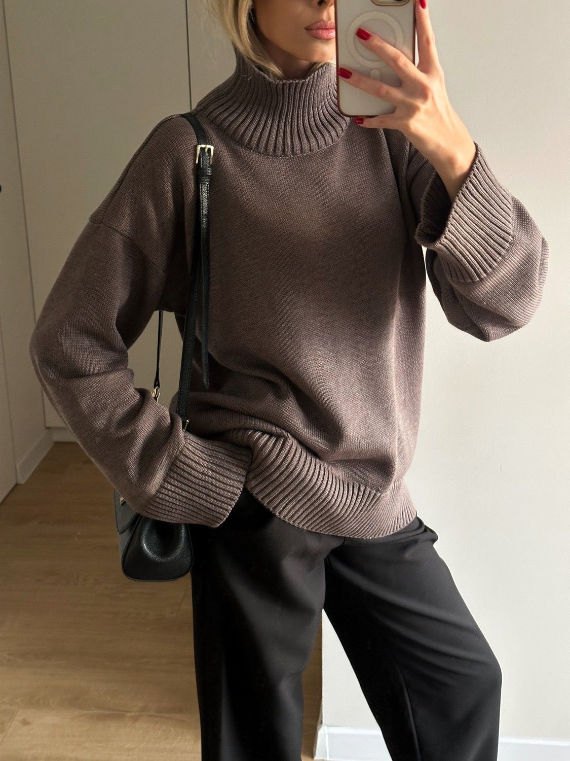Pulover SENSE — taupe