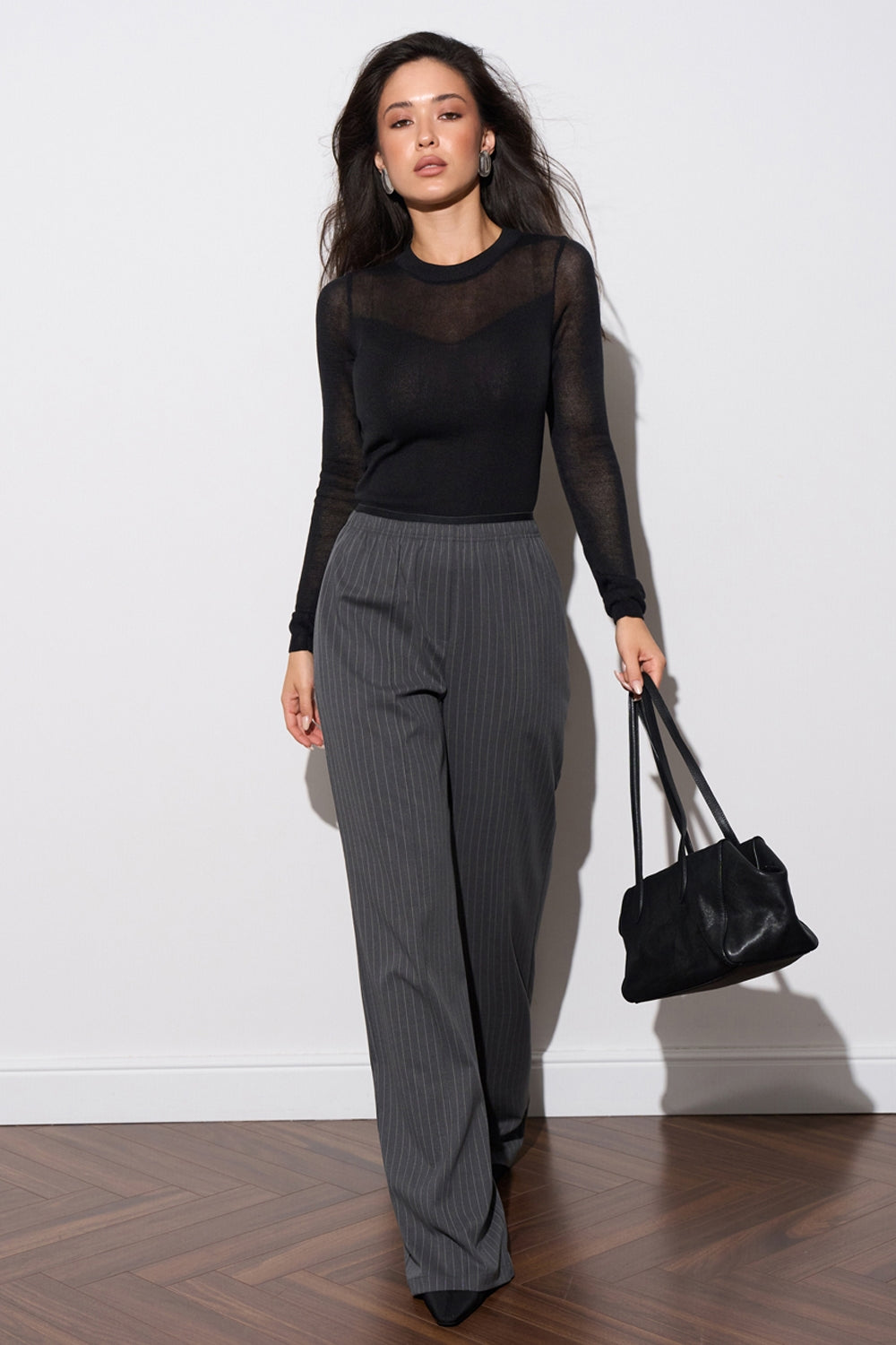 Longsleeve 2726 — negru - negru