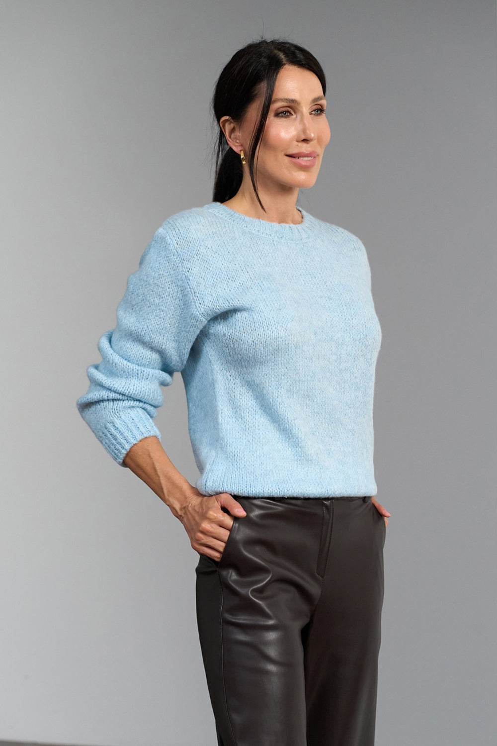Pulover 2968 — bleu - bleu