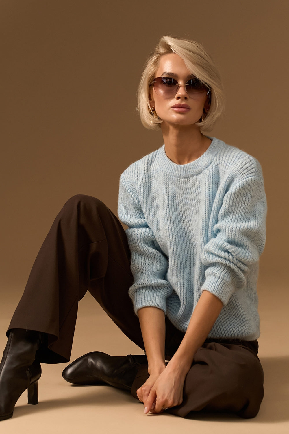 Pulover 2970 — bleu - bleu